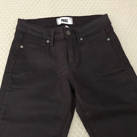 Paige Verdugo Luxe-Coated Ultra-Skinny Ankle Jeans - Picture 5 of 10